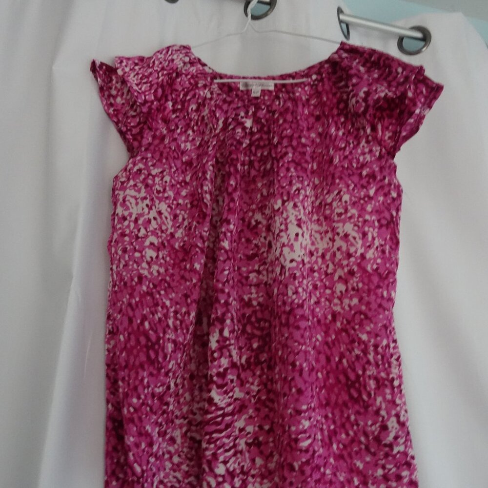 womens patterned blouse size small